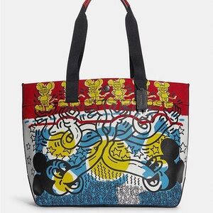 Coach x Keith Haring Mickey Mouse Canvas Tote